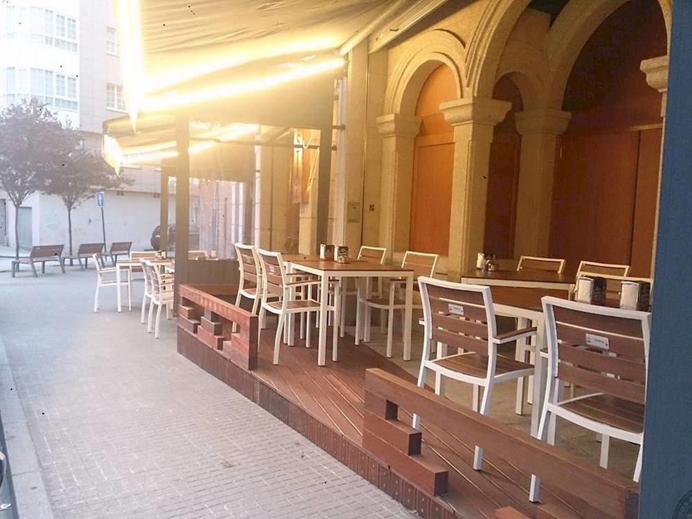 Pension Santa Clara A Coruña Buitenkant foto