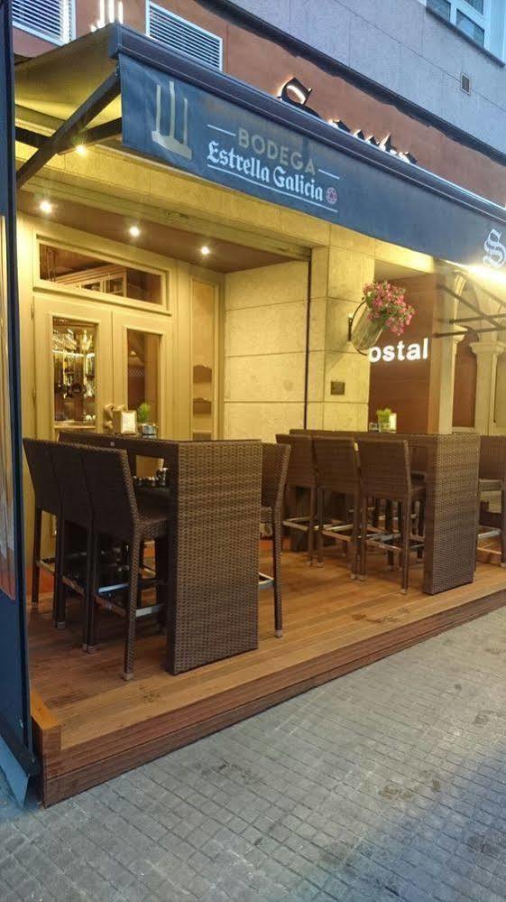 Pension Santa Clara A Coruña Buitenkant foto